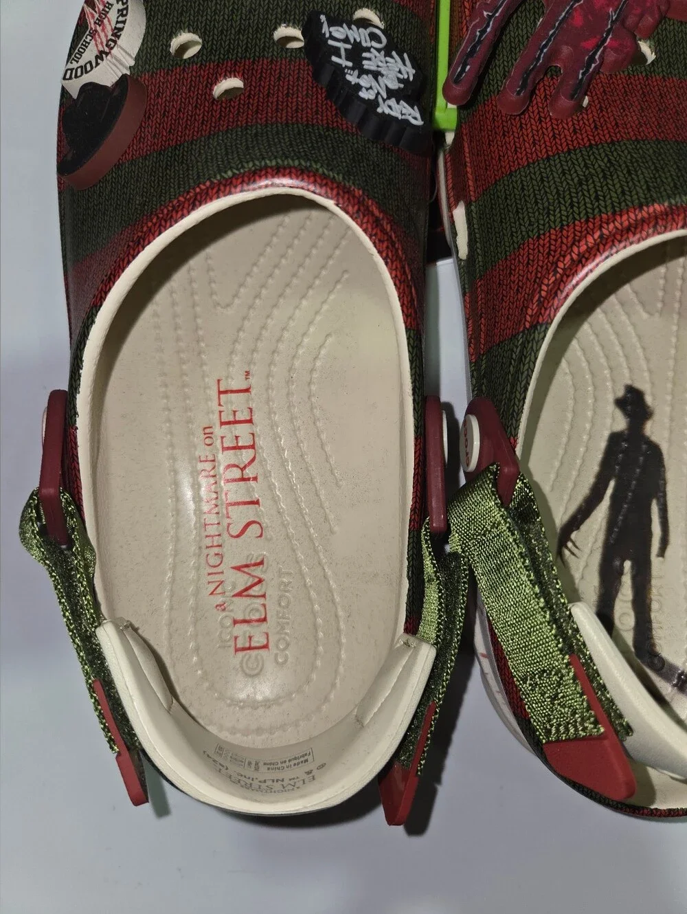Crocs A Nightmare On Elm Street Freddy Krueger Clogs Size Mens 9 Women's 11